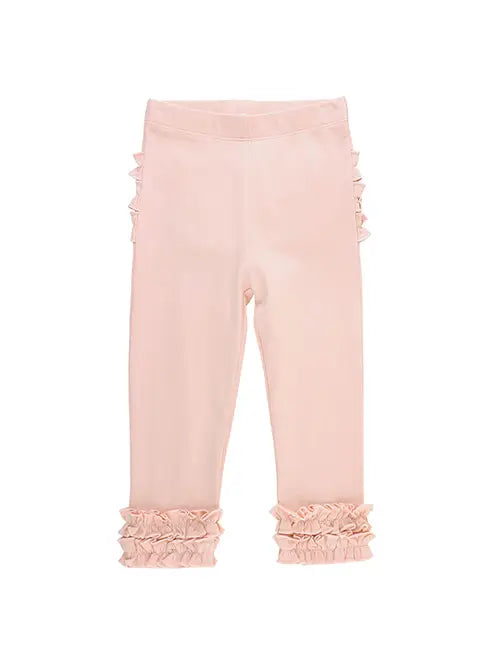 Ballet Pink Solid Ruffle Leggings (Ruffle Butts)