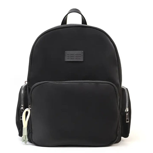 Black Big Capacity Backpack with Pockets