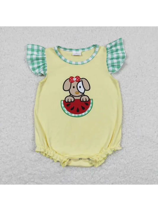 Peek-A-Boo Watermelon Romper (Girl)