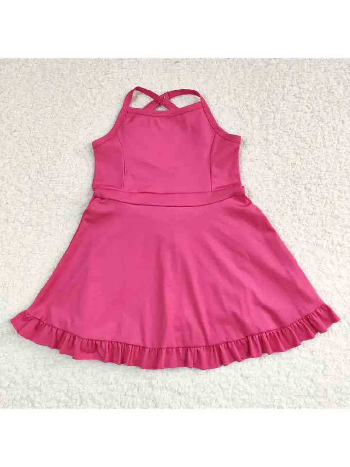 Active Wear Dress (HOT PINK)