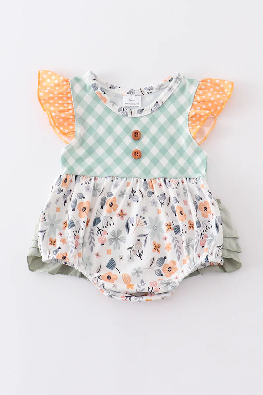 Sunny Floral Baby Romper