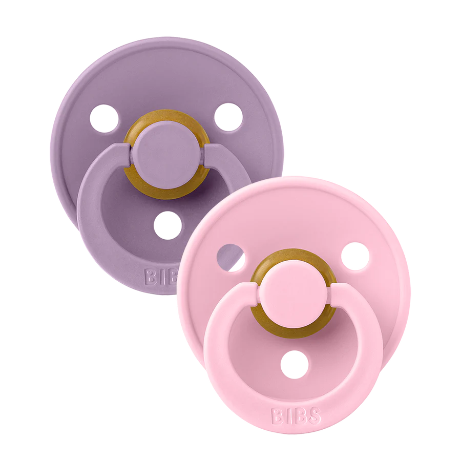 BIBS COLOUR Pacifiers - Latex Round - Size 2