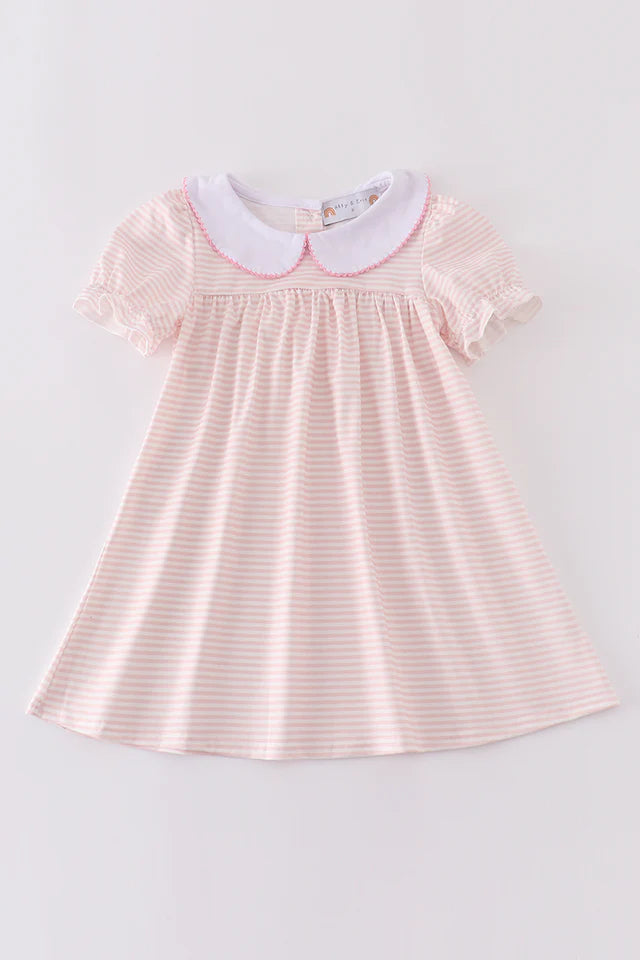 Pink Stripe Girl Dress