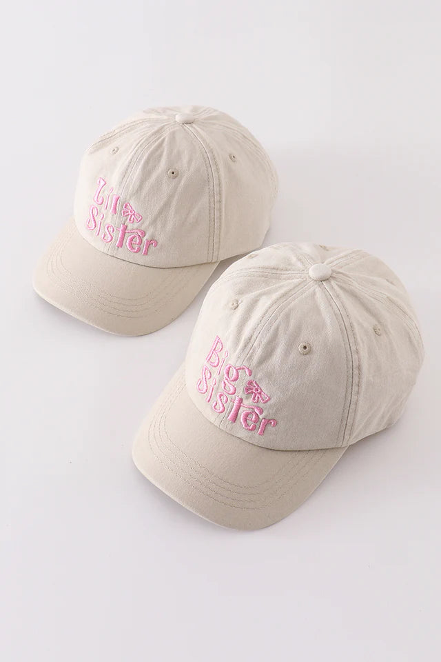 Sister Hat - Cream/Pink