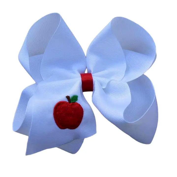 Red Apple Bow