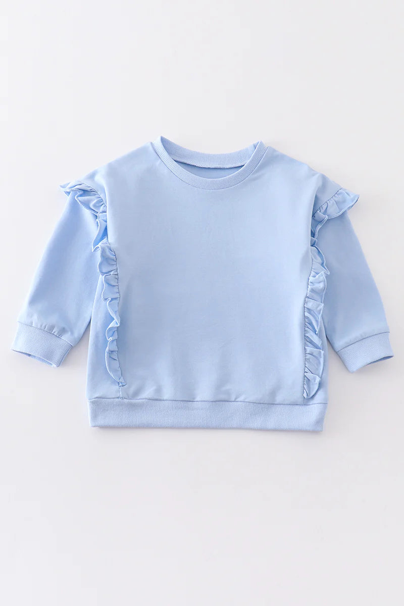 Baby Blues Ruffle Sweatshirt