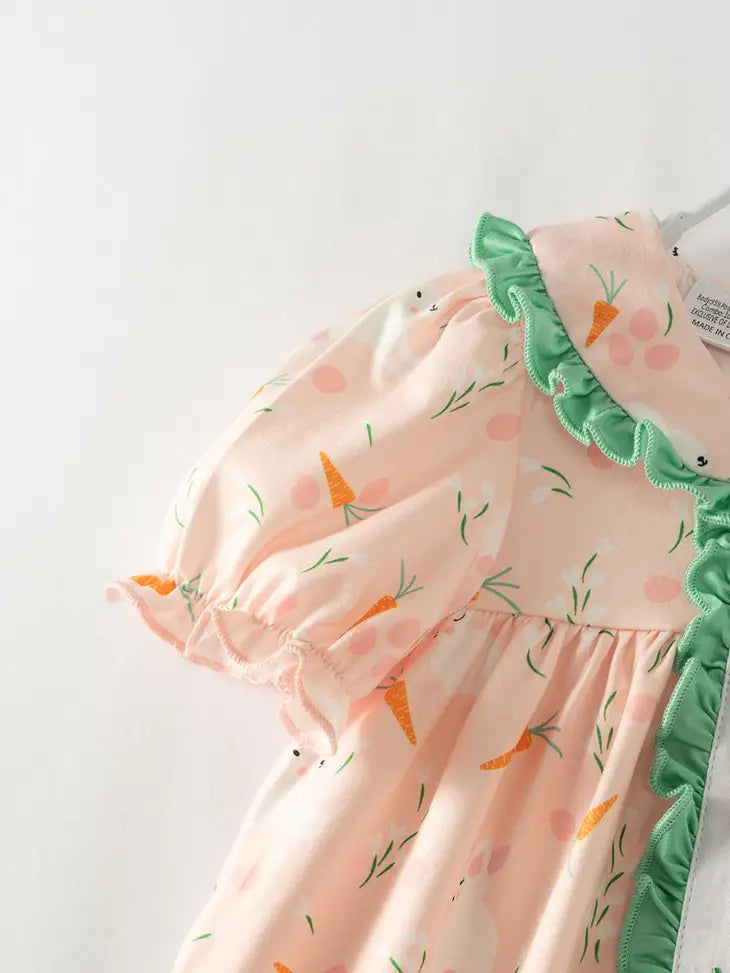 Carrot Embroidery Dress