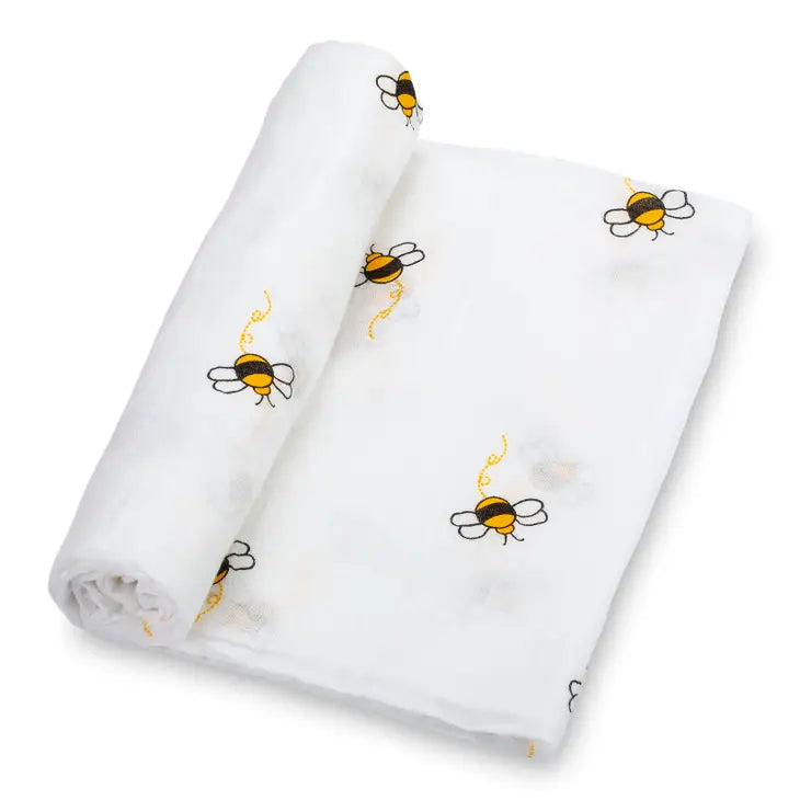 Bee-utiful Baby Swaddle Blanket