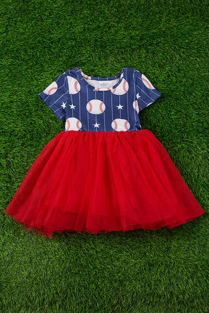 Baseball Tutu Dress