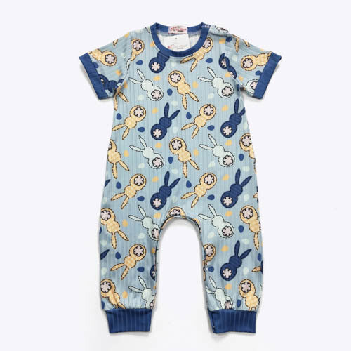 Rabbit Tails Boy Romper