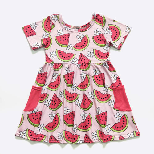 Watermelon Blooms Dress