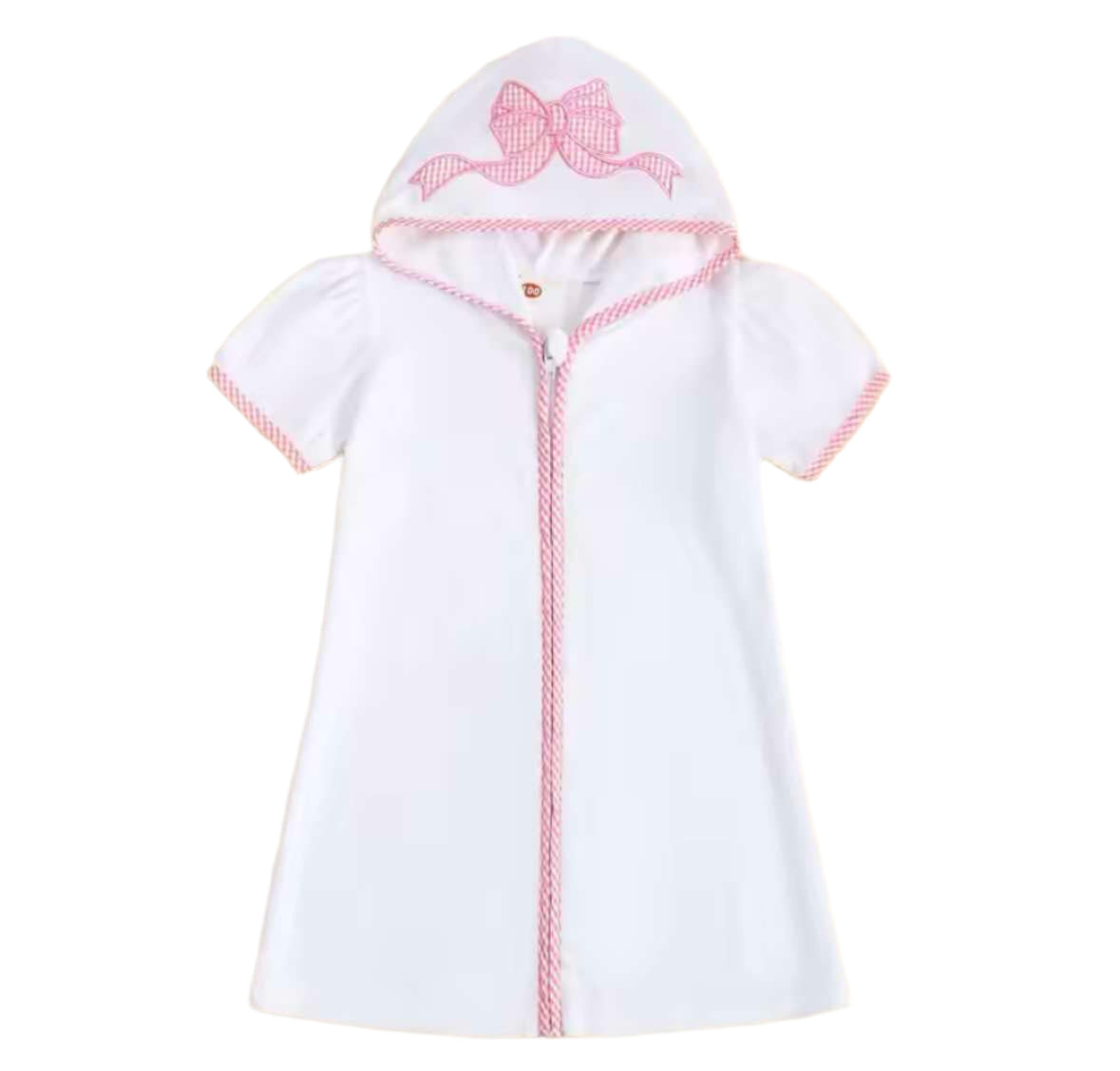 Pink Bow Hooded Towel