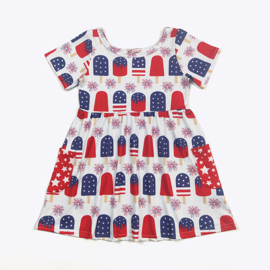 Patriotic Popsicle Girls Dress