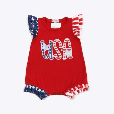 USA Girl Romper