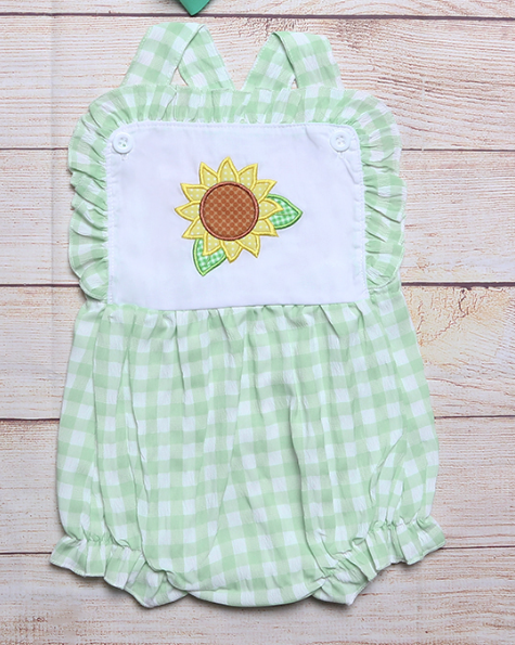 Sunflower Fields in Summer Romper