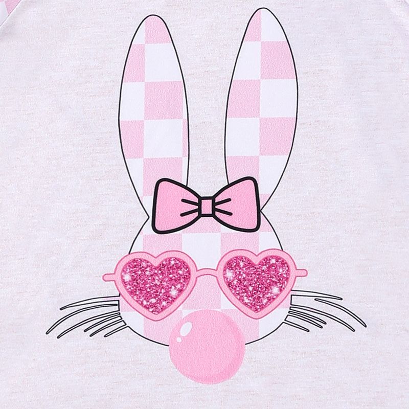 Bunny Bubble Girls Raglan