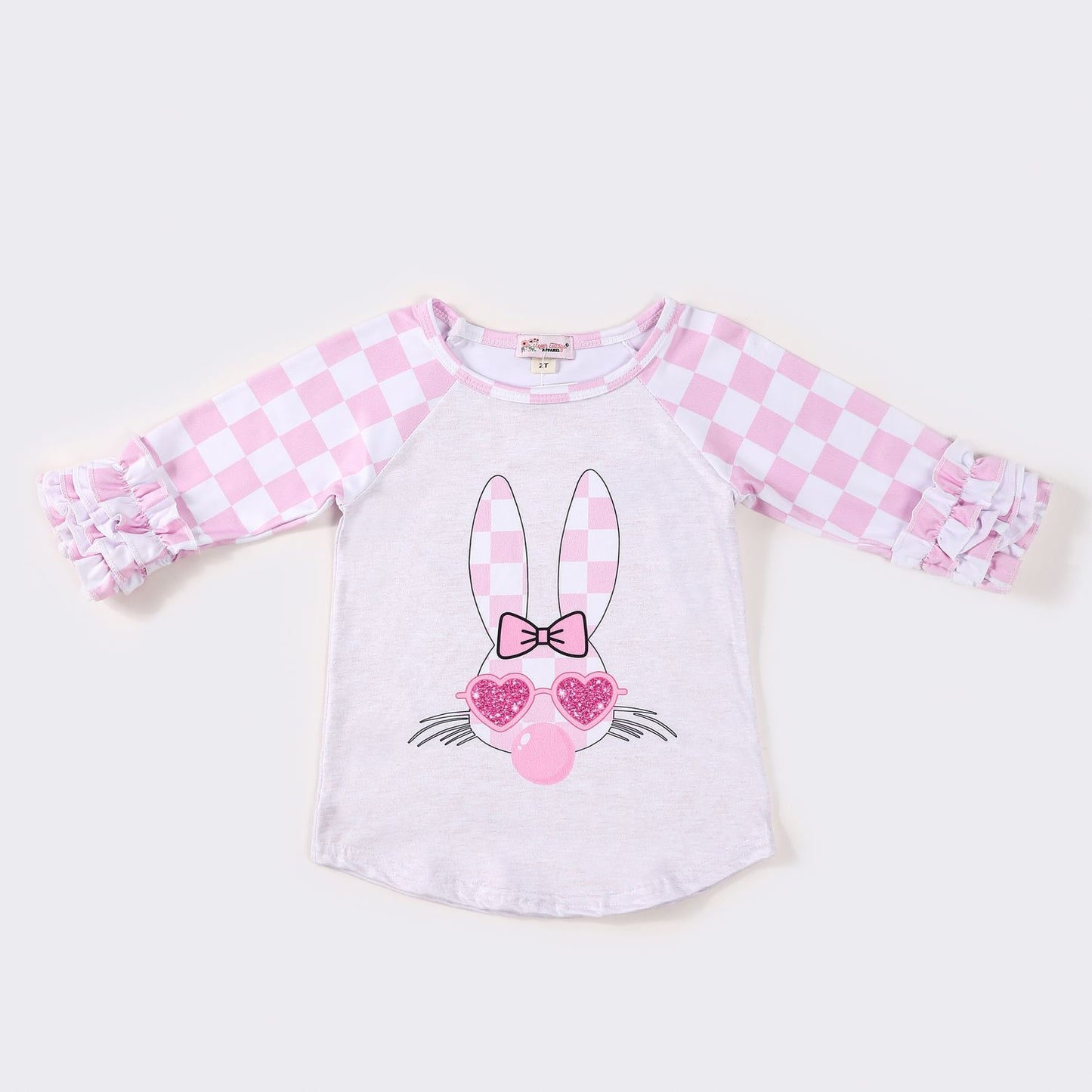 Bunny Bubble Girls Raglan