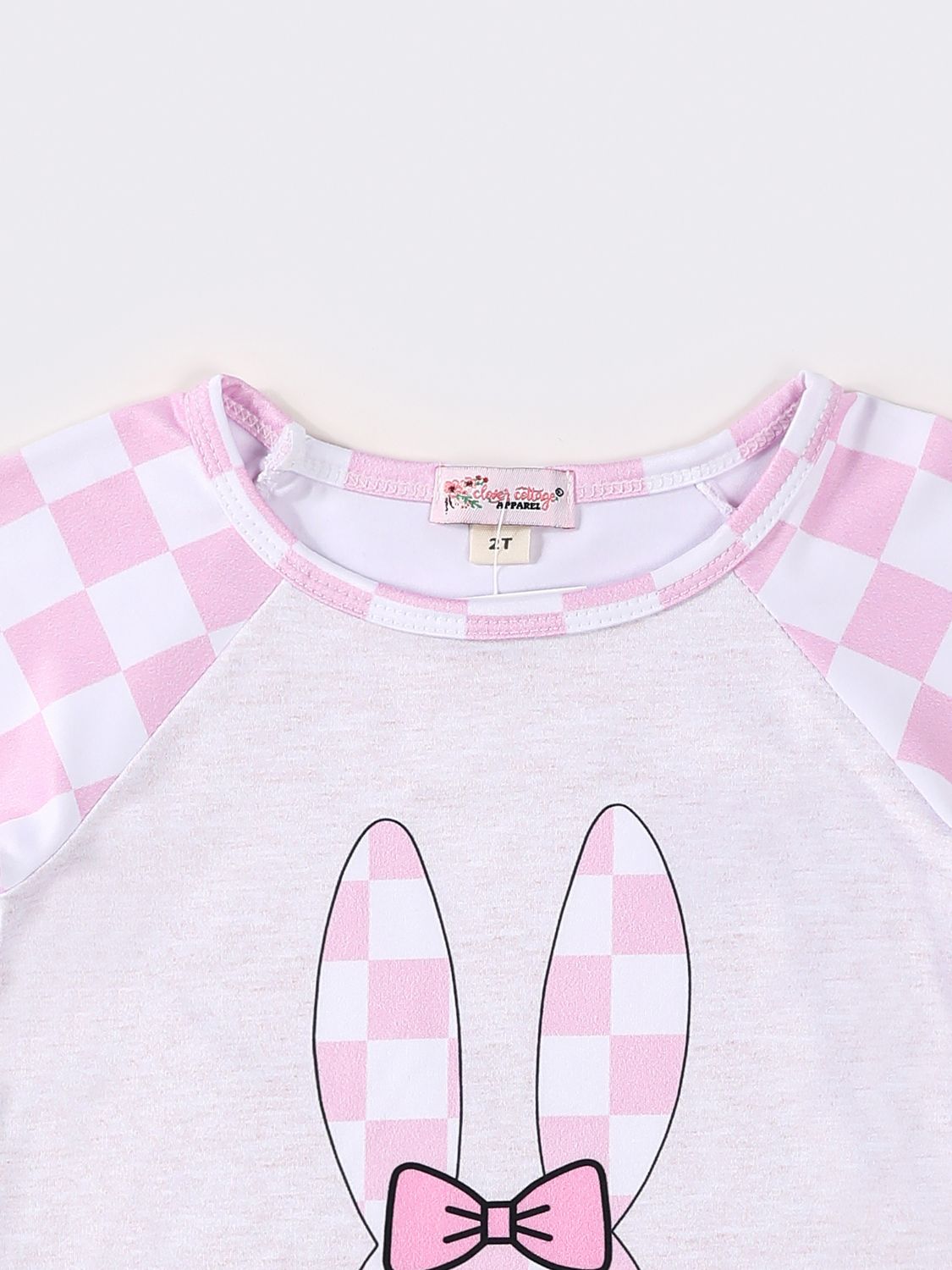 Bunny Bubble Girls Raglan