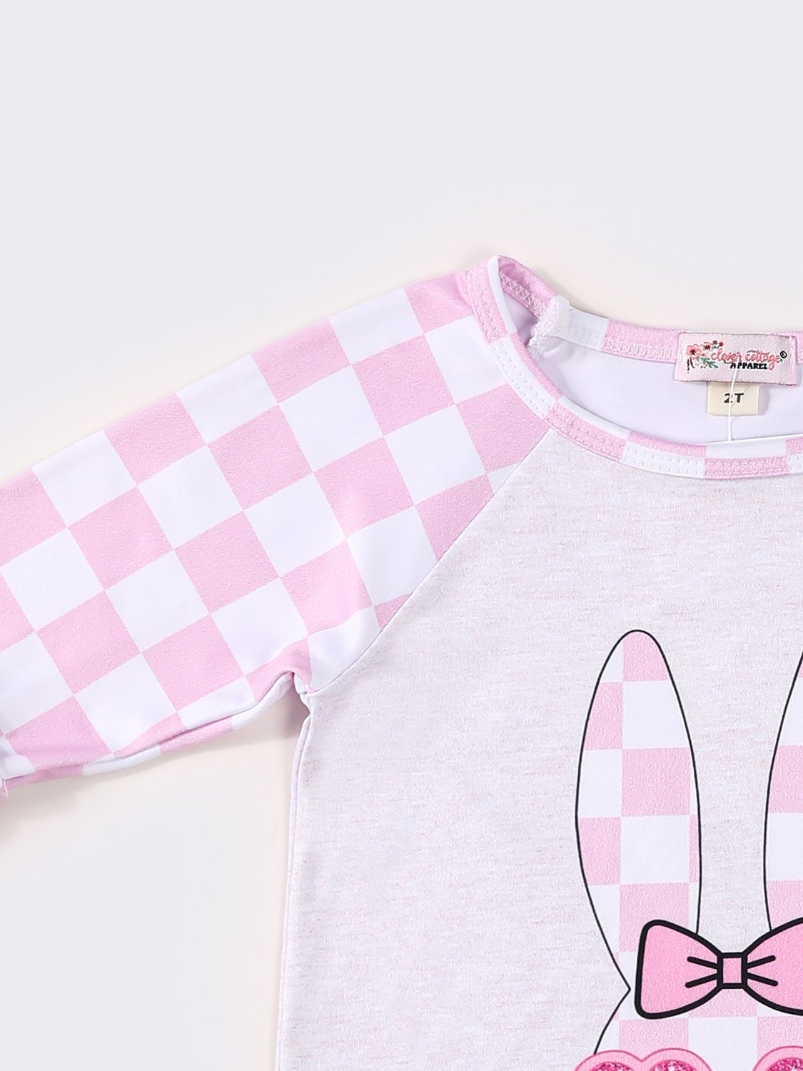 Bunny Bubble Girls Raglan