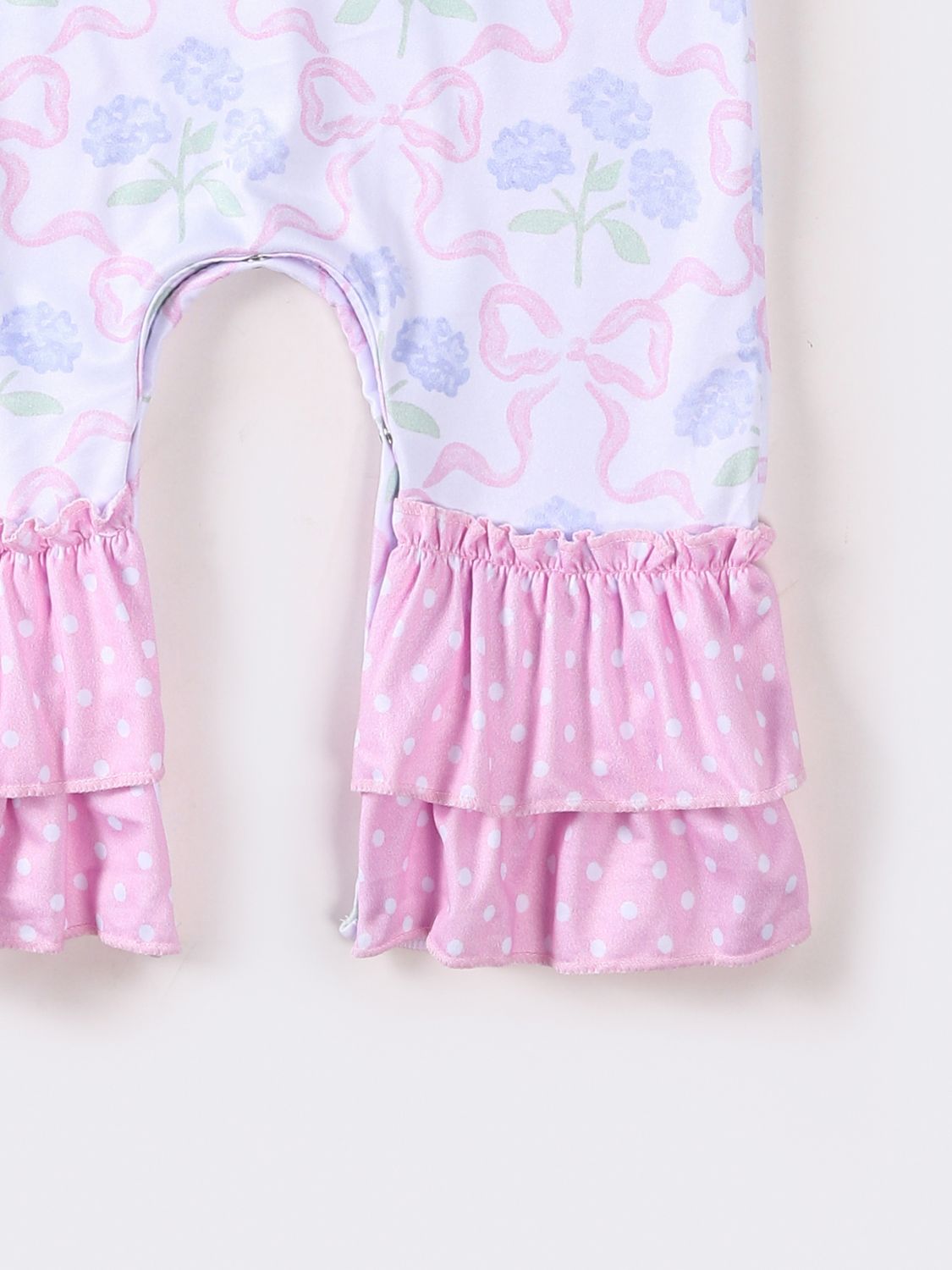 Hydrangea Coquette Baby Romper