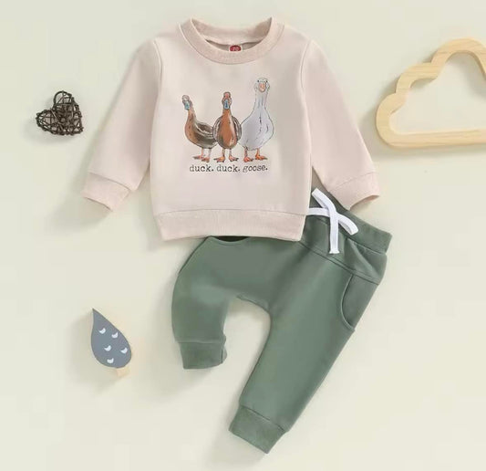 Duck, Duck, Goose Jogger Set