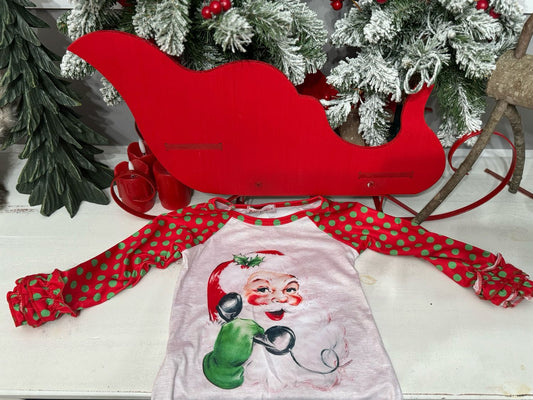 Santa Calling Raglan