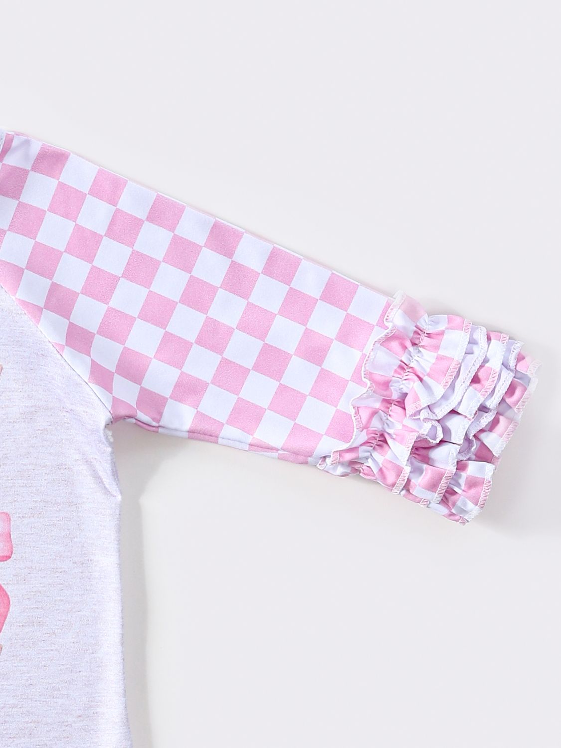 Bunny Bow Girls Raglan