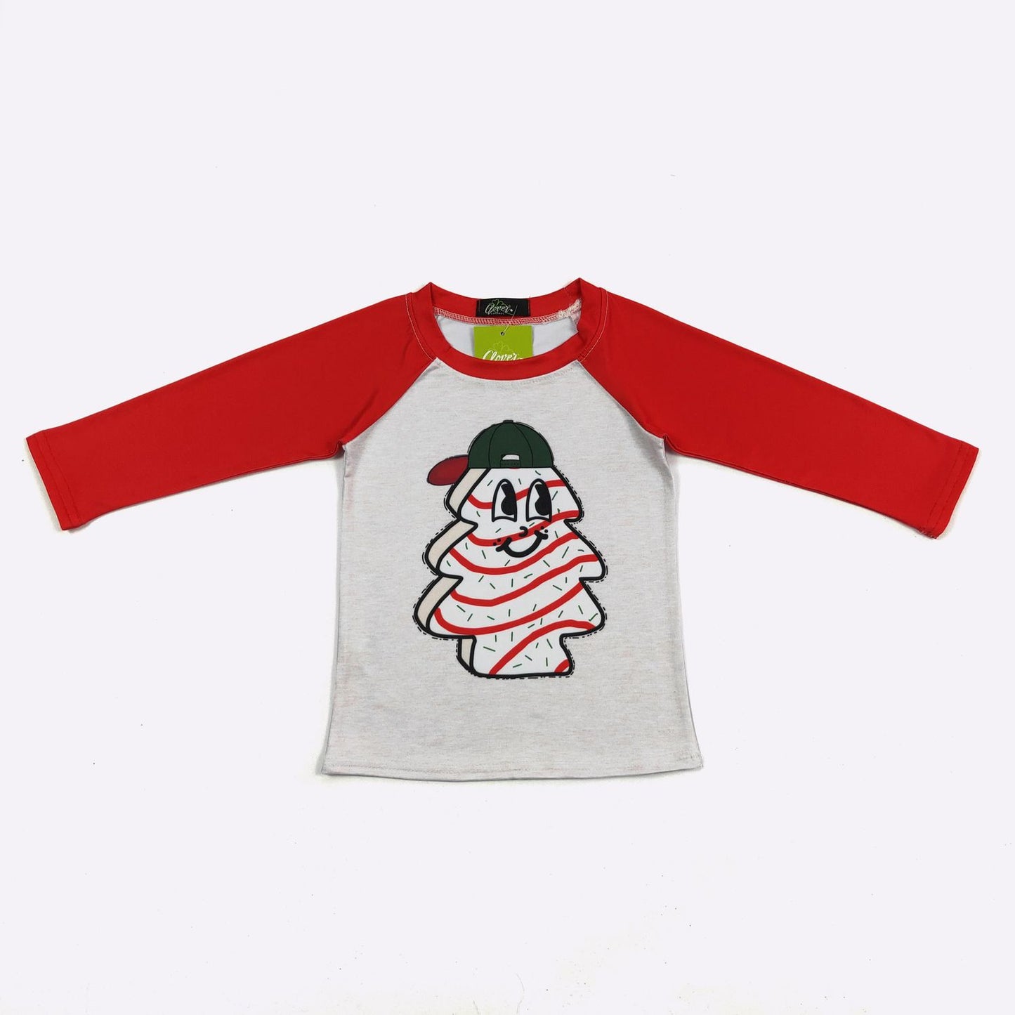 Cool Cake Christmas Raglan