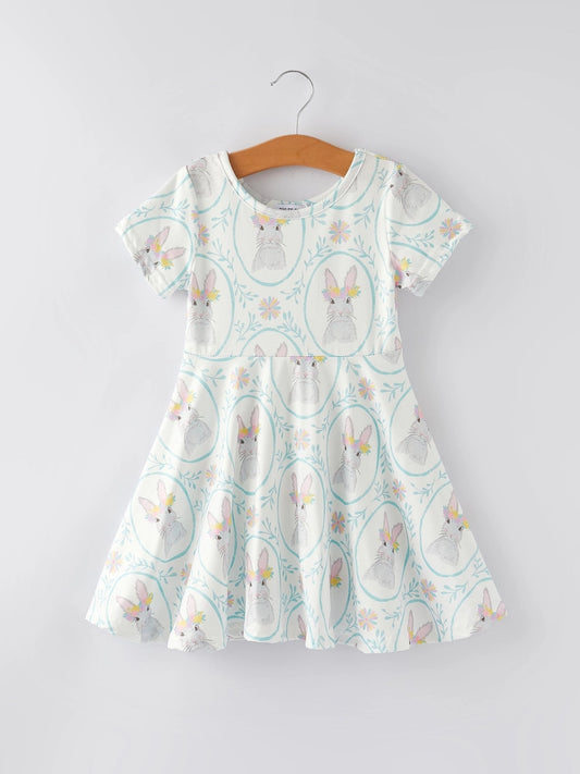 Blooming Bunny Twirl Dress