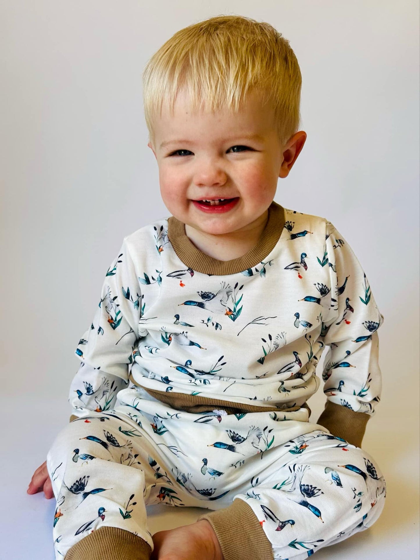 Ducks and Cattails Boy Jogger Set