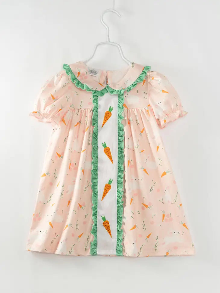 Carrot Embroidery Dress