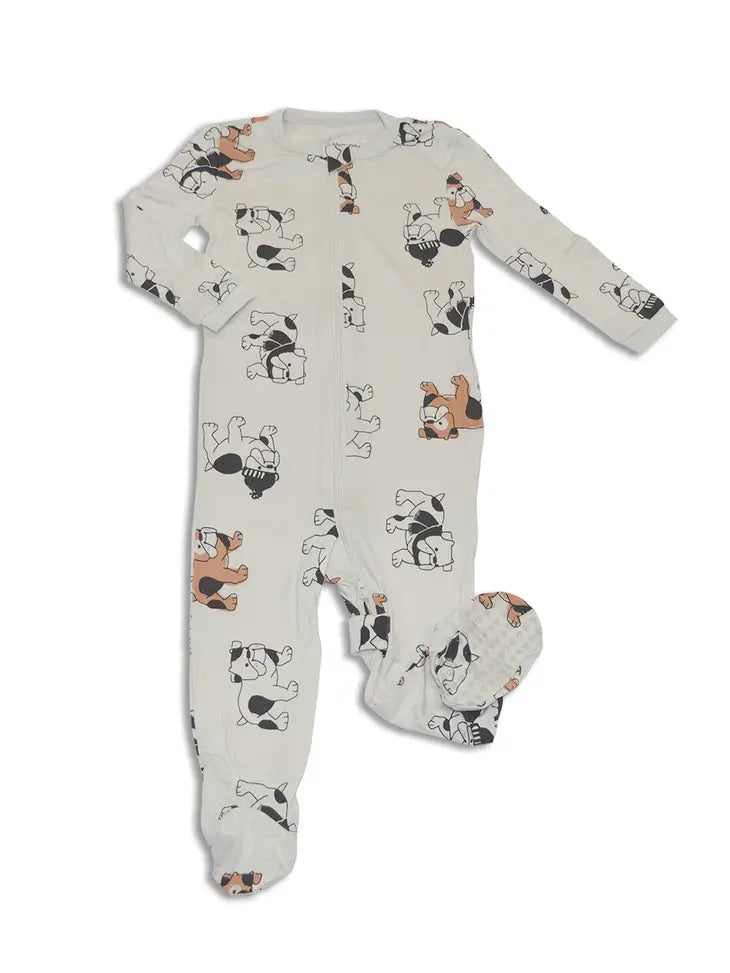 Bamboo Zip Up Footed Sleeper by Silkberry Baby