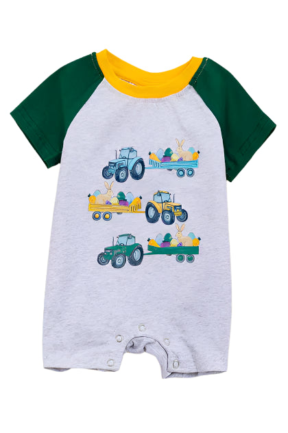 Easter Construction Zone Romper