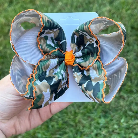 Camouflage Cutie Hair Bow (B7)