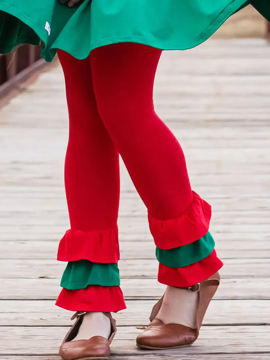 Holly Jolly Rosie Ruffle Pants