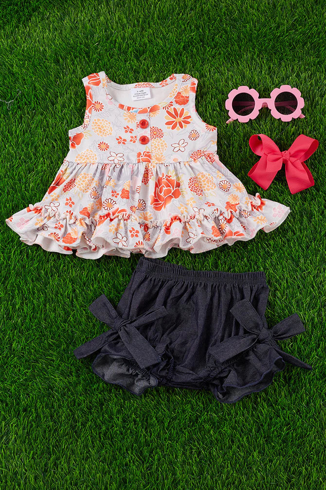 Floral Tunic Set