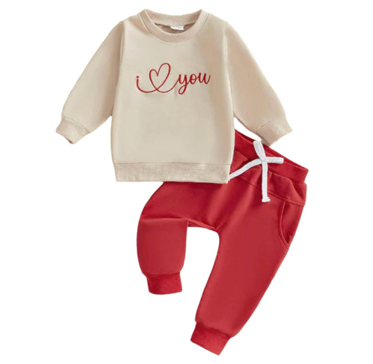 I Love You - Jogger Set