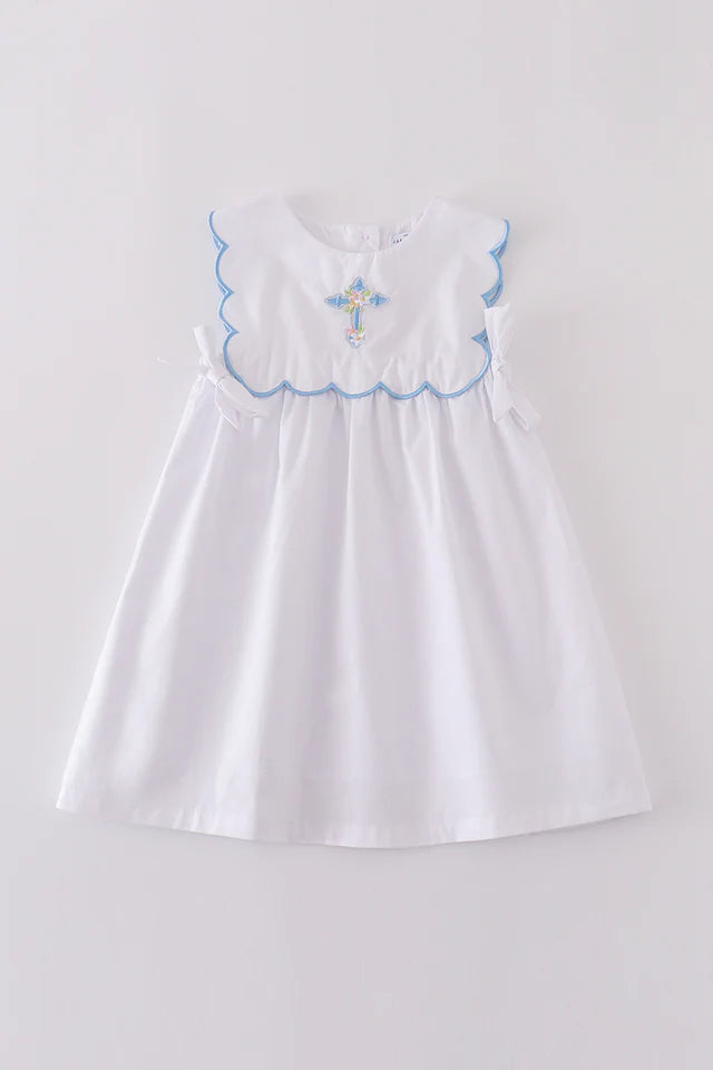 Blessed & Beautiful Embroidery Dress