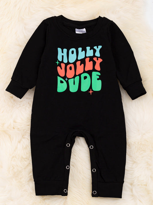 Holly Jolly Dude Romper