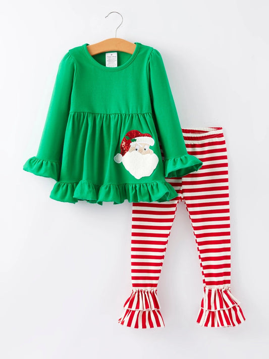 Santa Stripes Applique Set