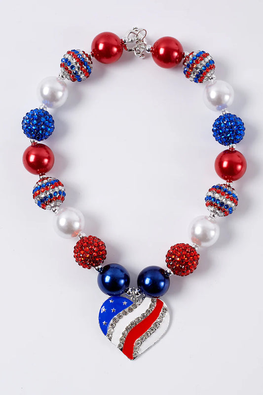 Patriot Heart Necklace