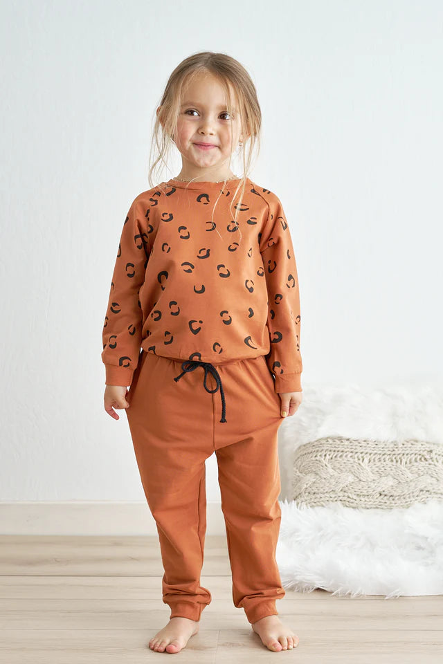 Brown Cheetah Jogger