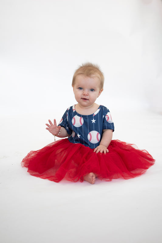 Baseball Tutu Dress