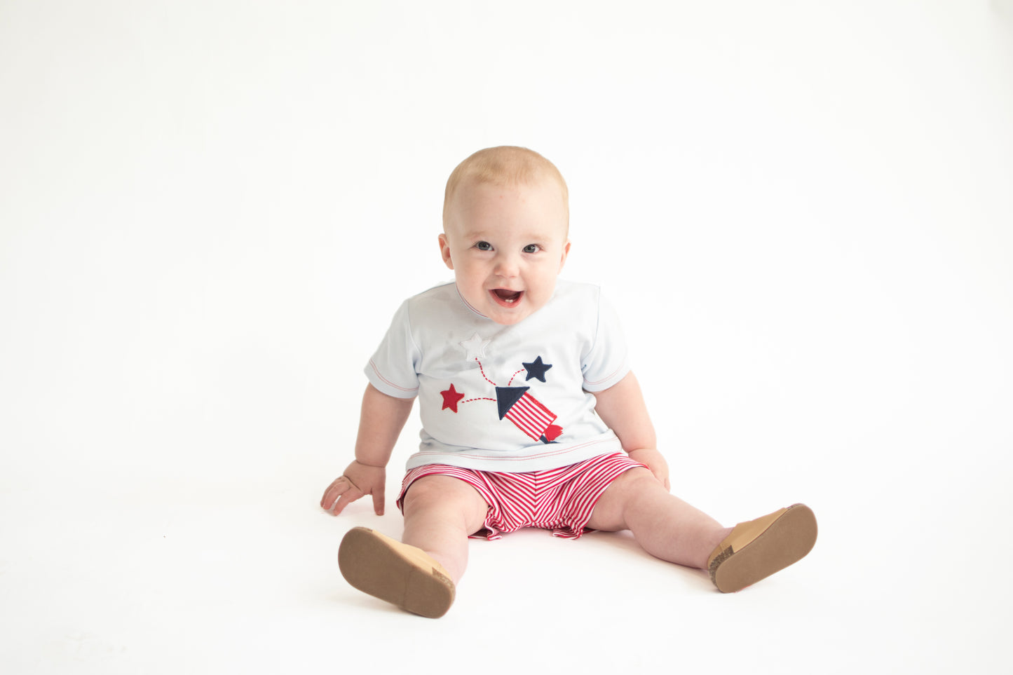 Little Firecracker Patriotic Shirt & Short Set - Petite Ami