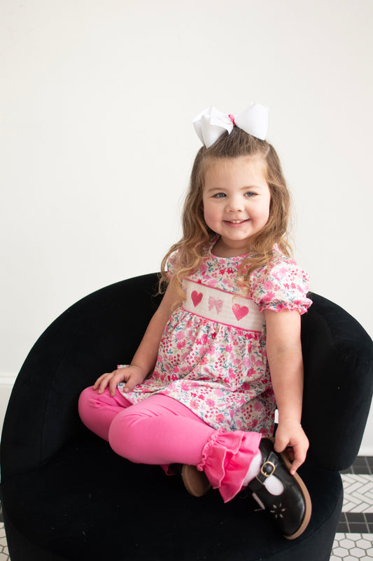 Heartstrings Smocked Pant Set