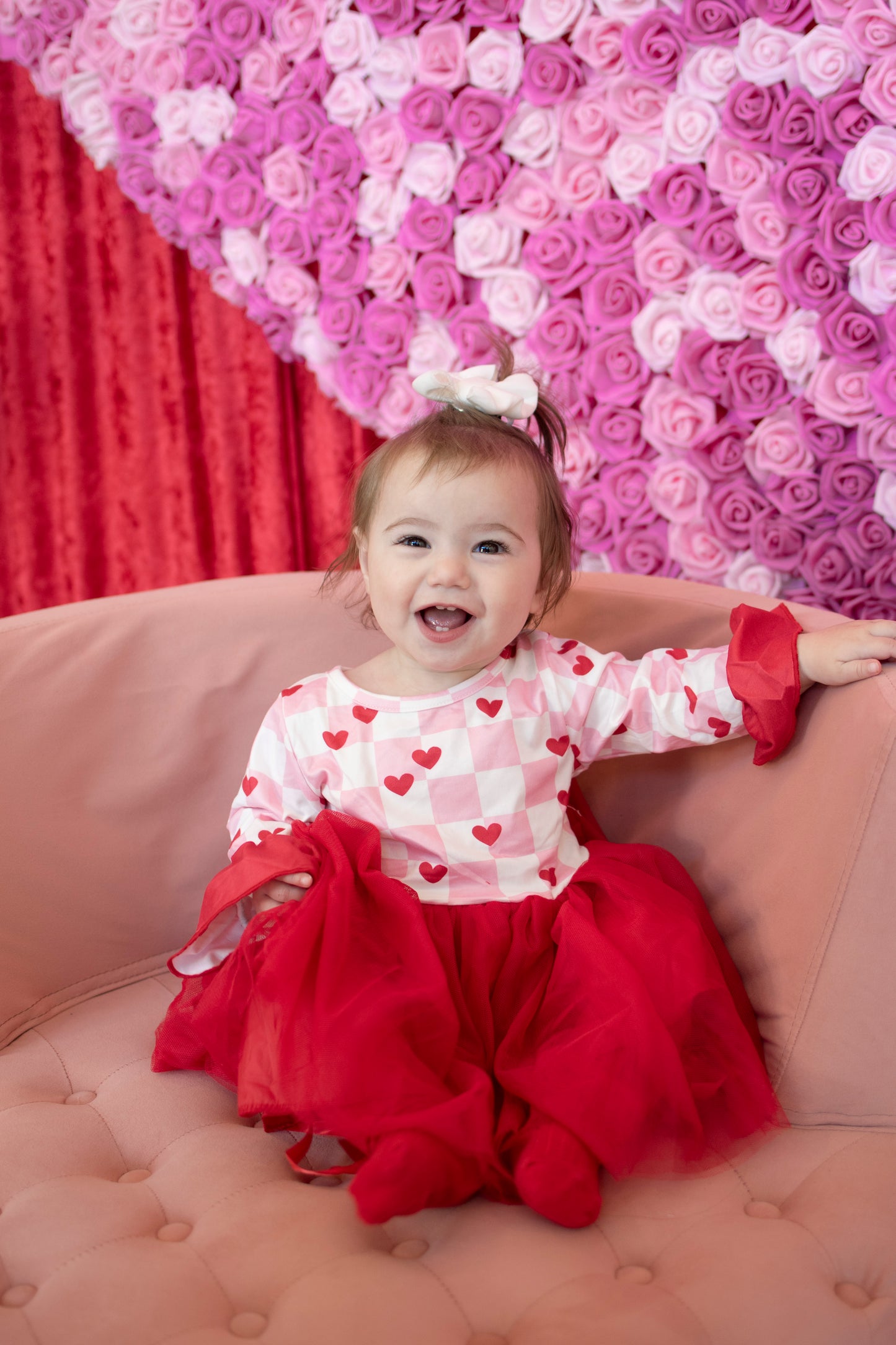 Red Heart Tutu Dress by Clover Cottage