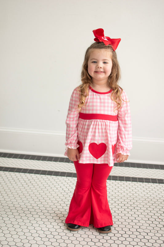 Sweetheart Plaid Set