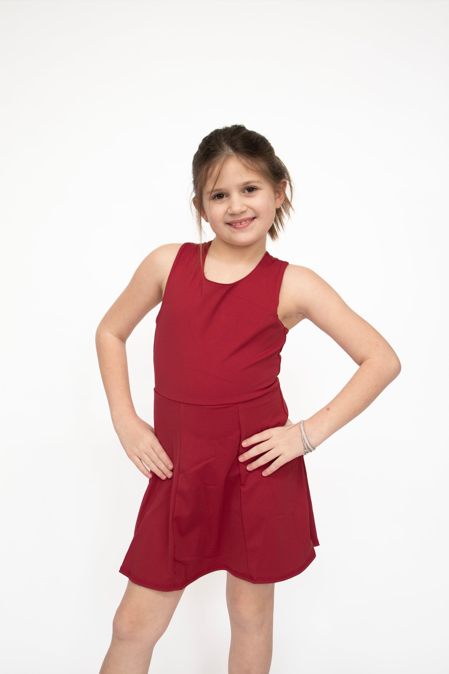 Maroon Active Sporty Dress