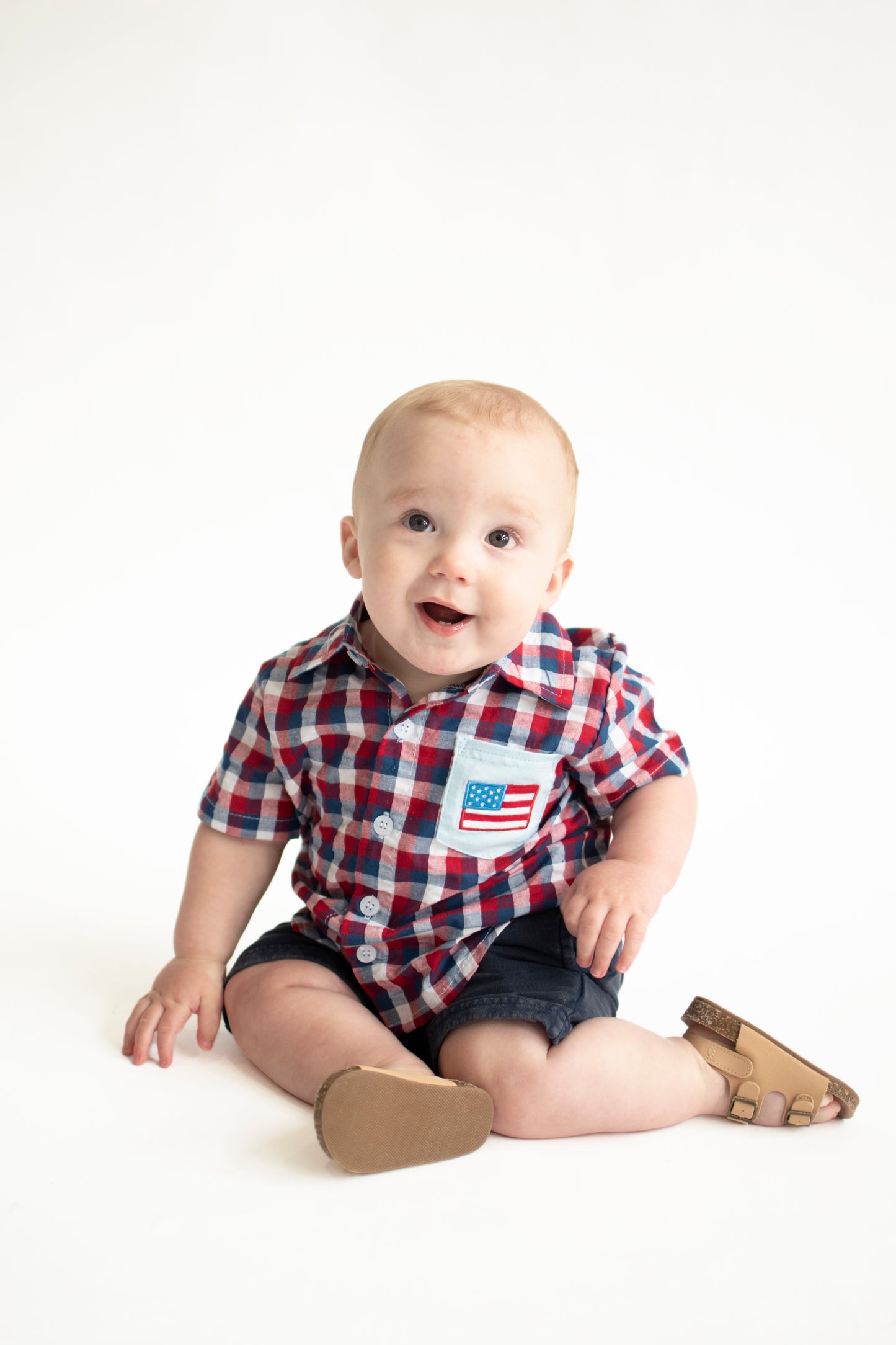 Flag Patriotic Button Down Shirt