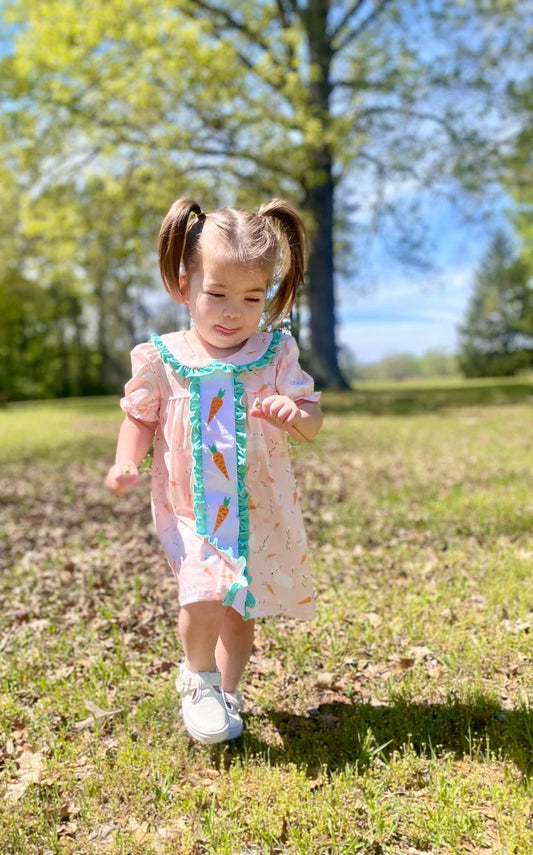 Carrot Embroidery Dress